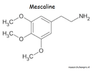 mescaline moleculaire structuur