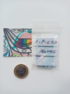 1P-LSD 150 microgram 2 stuks