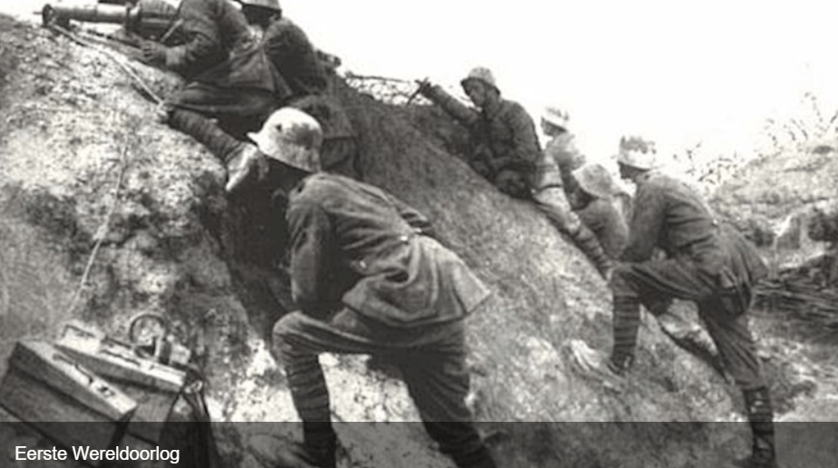 1e wereldoorlog soldaten aan de coke