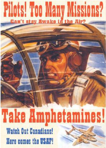 amfetamine in de luchtvaart